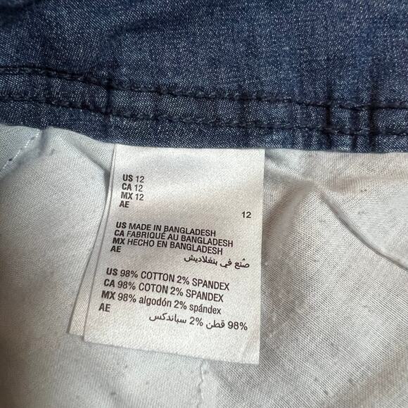 Style & Co. High Rise Cargo Shorts Size 12 Lightweight Casual Vacation Y2K - Picture 6 of 9